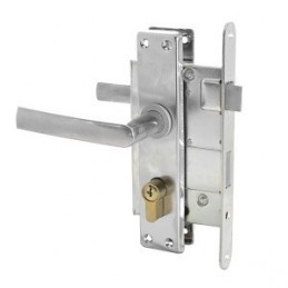 Lock ZV45 injected with three keys brass cylinder Latvia 406Z-25802 / C-43