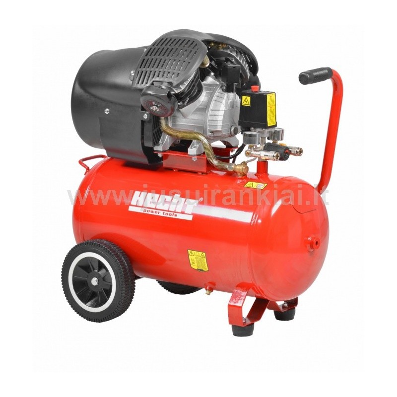 Kompresorius 50ltr. 316/min. 8bar. HECHT 2353