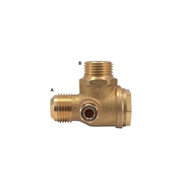 Atbulinis vožtuvas 3/8" x 1/2" (iš.s.)