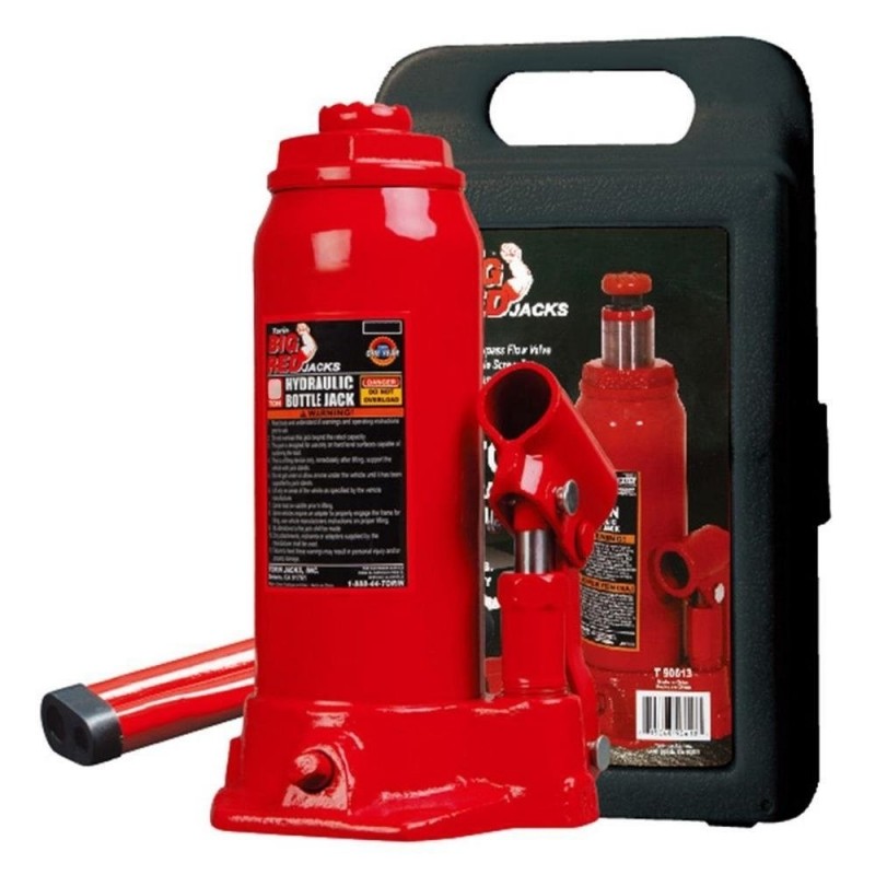 Hidraulinis domkratas 5T. Hmin/max-207/402mm. su plastikine dėže