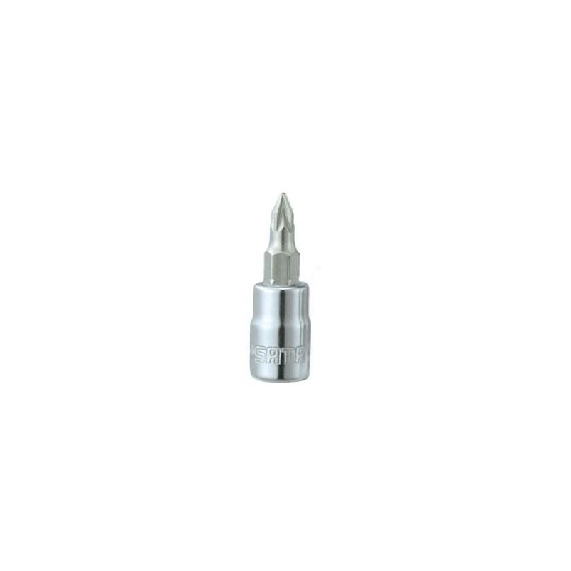 1/4" Galvutė su 37L POZI-DRIVE antgaliu, Nr1-3