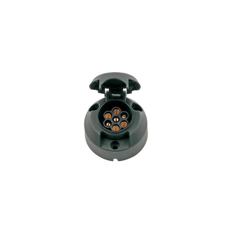 Rozetė priekabai 12V/N-7POL, plast.