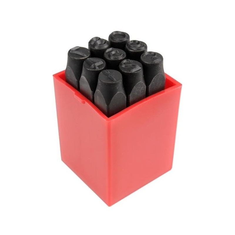 Skaičių žymeklių komplektas 8mm, 9vnt.