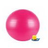 Rožinis gimnastikos kamuolys su pompa 75 cm. L20076