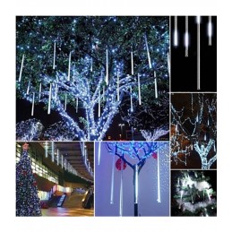 LED girlianda meteorų lietus (30cm), ilgis 3m., įvairiaspalvė