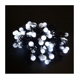 200 LED Kalėdinė girlianda burbuliukai, ilgis 17m., šilta šviesa