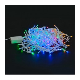 300 LED Kalėdinė girlianda "Varvekliai", ilgis 11m., įvairiaspalvė