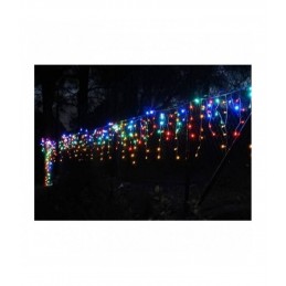300 LED Kalėdinė girlianda "Varvekliai", ilgis 11m., įvairiaspalvė