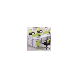 Pasukama biuro kėdė VANGALOO DM8136, juoda su žaliu atlošu