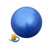 Mėlynas gimnastikos kamuolys su pompa 65 cm. L20075