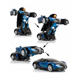 Radijo bangomis valdomas transformeris Bugatti, mėlynas